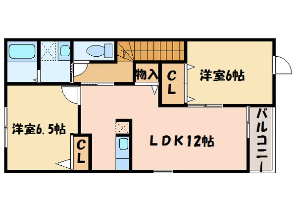 アルバ・田の上の物件間取画像